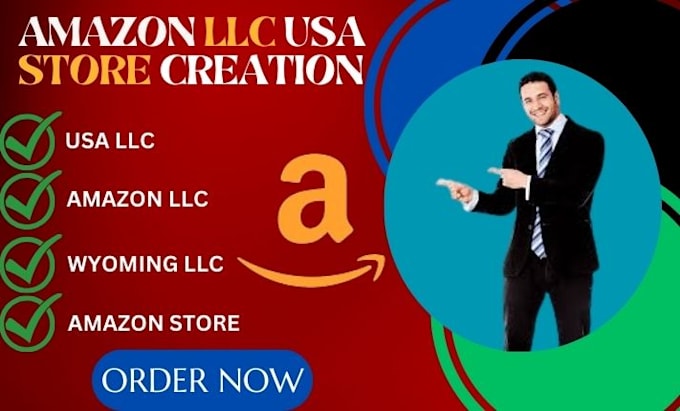 Gig Preview - Do amazon llc USA store creation ecommerce business business registration