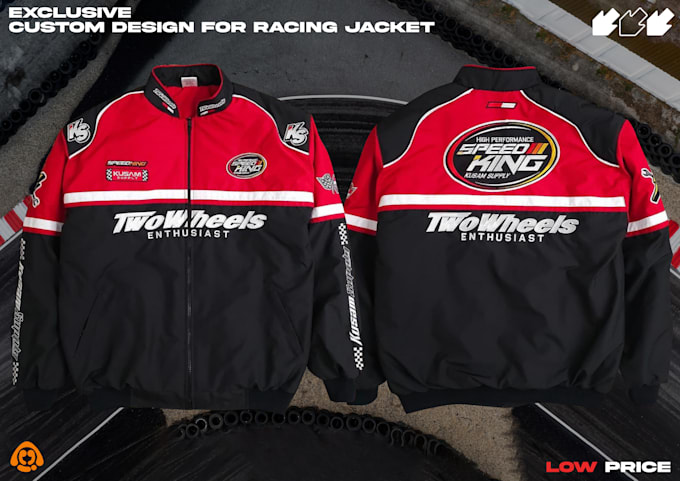 Gig Preview - Create custom racing jacket designs that stand out