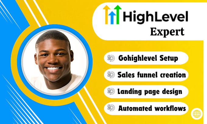 Bestseller - create gohighlevel website, funnel, landing page, as your gohighlevel expert