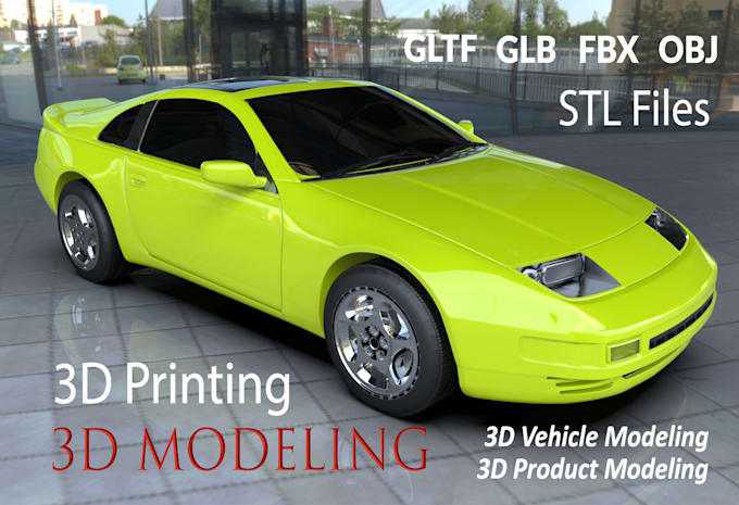 Gig Preview - Do 3d car model 3d vehicle model 3d car animation 3d car design car rendering