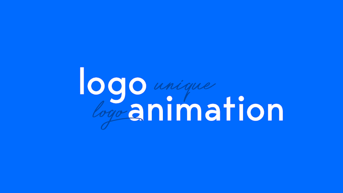 Bestseller - make an unique and custom 2d logo animation