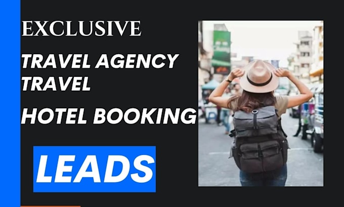 Gig Preview - Generate highly converting travel agency hotel booking leads via ads website