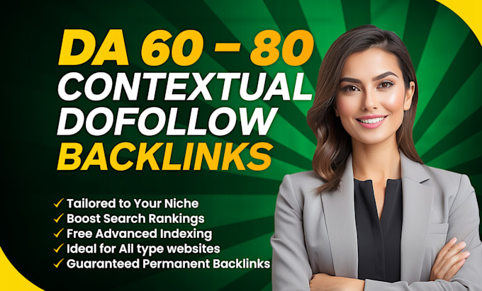 Gig Preview - Boost your website ranking via white hat high da seo backlinks