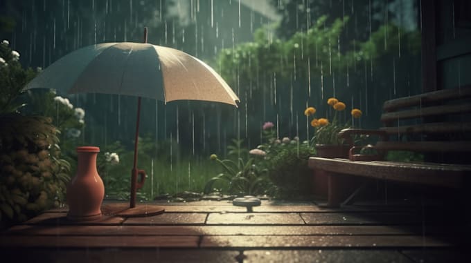 Gig Preview - Make cozy rain ambient video with natural sound,relaxing rain video