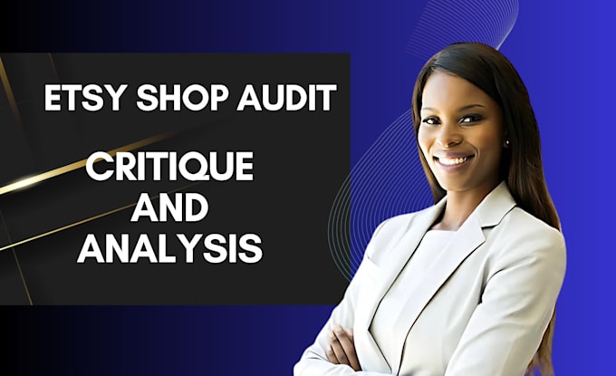 Gig Preview - Audit your etsy shop and listing critique etsy SEO etsy shop critique analysis