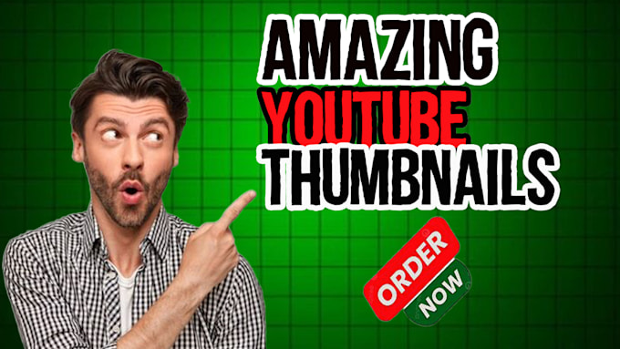 Gig Preview - Create boosting and attractive youtube thumbnails