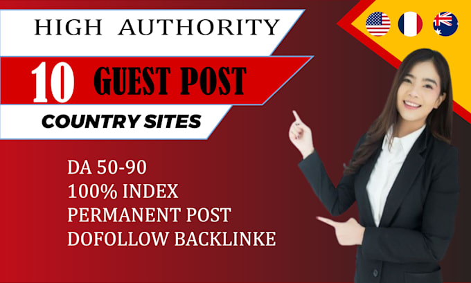 Gig Preview - Do provide USA, australian and italian with do follow backlink