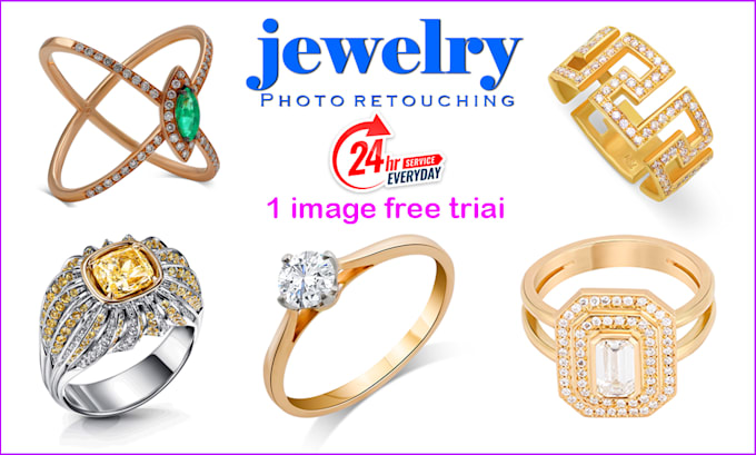 Bestseller - do high end image editing of jewelry retouching