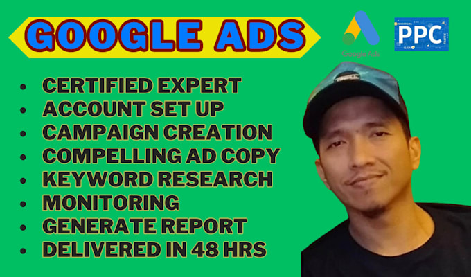 Gig Preview - Create compeling ads and optimize campaigns lets go