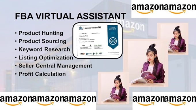 Gig Preview - Your virtual assistant for amazon products