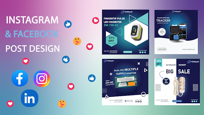 Bestseller - design attractive instagram post facebook ads and banners