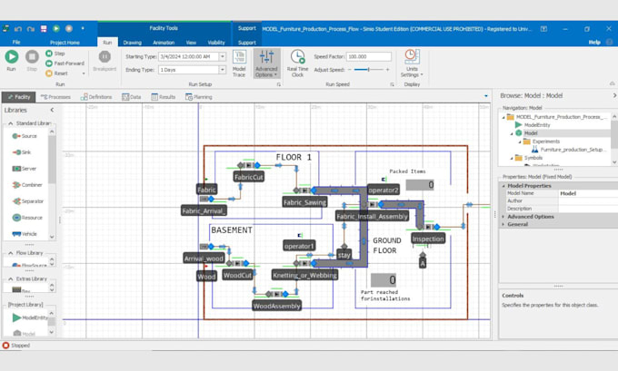 Gig Preview - Create simulations by simio arena flexsim plant simulations and anylogic