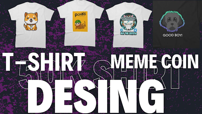 Gig Preview - Meme coin graphics t shirt and merchandise designs