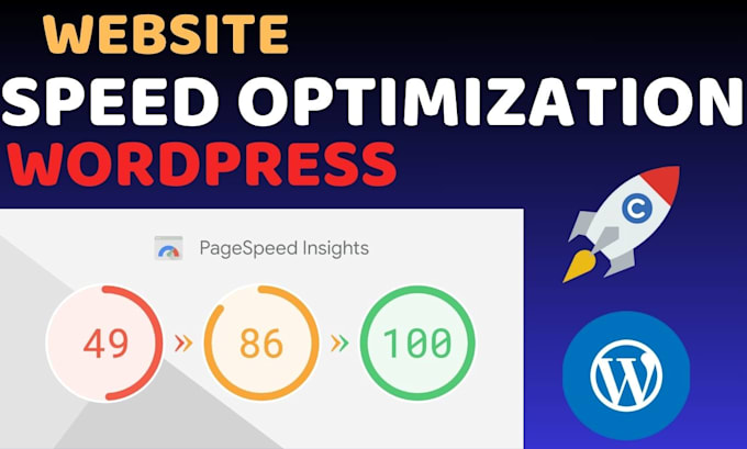 Gig Preview - Do wordpress website speed optimization