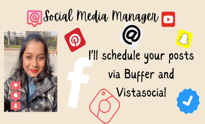 Gig Preview - Be your social media manager over instagram pinterest yt via buffer vistasocial