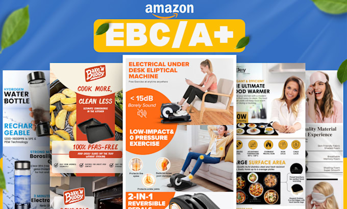 Gig Preview - Design amazon ebc a plus content and enhanced brand listings