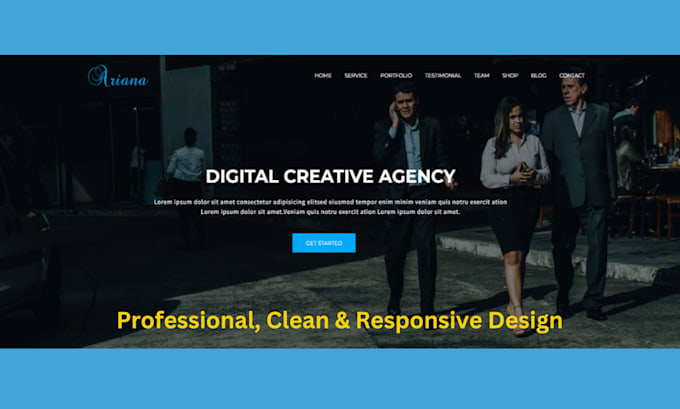 Gig Preview - Digital travel agency smma website on wordpress wix studio