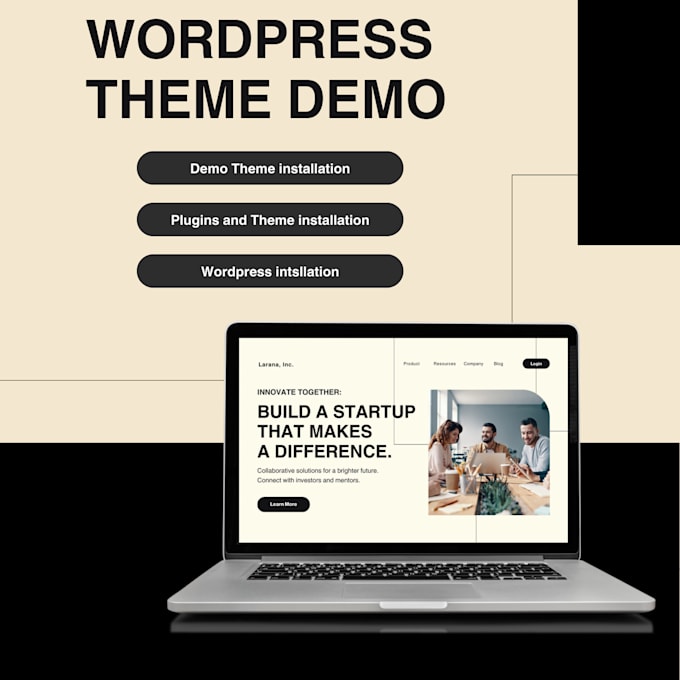 Gig Preview - Install and customize your wordpress theme with demo content