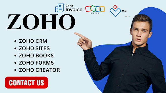 Gig Preview - Set up your zoho campaign, zoho commerce zoho analytics and zoho books