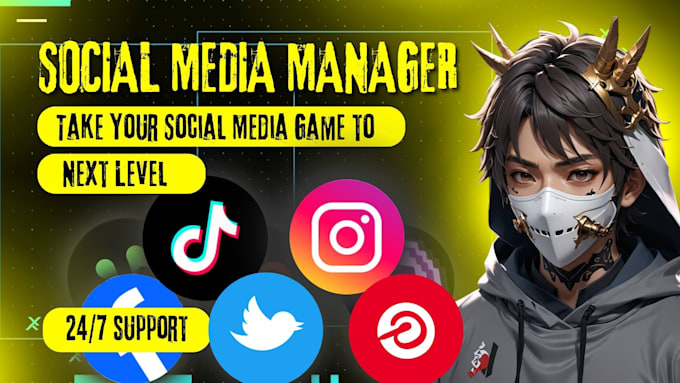 Gig Preview - Be your social media expert manager and content creator