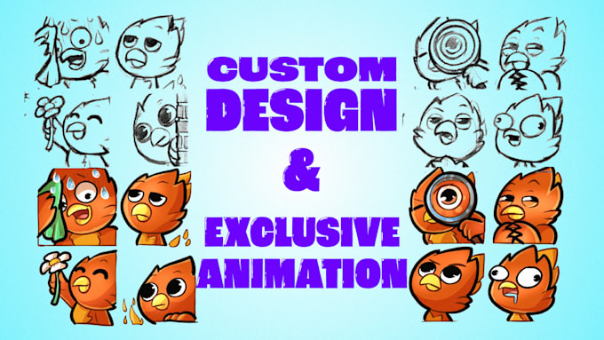 Gig Preview - Create custom animated emotes for twitch