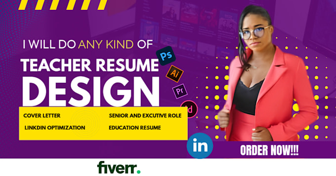 Gig Preview - Design a best teacher resume create an transitioning teacher resume