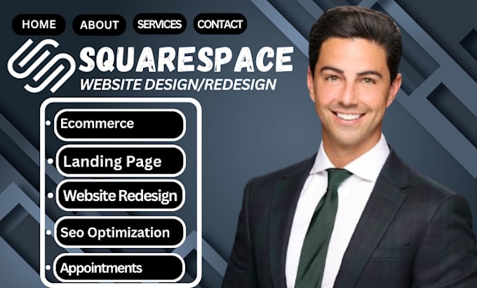 Gig Preview - Do squarespace website design, squarespace customization, squarespace redesign