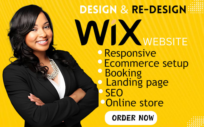 Gig Preview - Redesign wix design wix website wix velo wix  update wix build redesign wix web