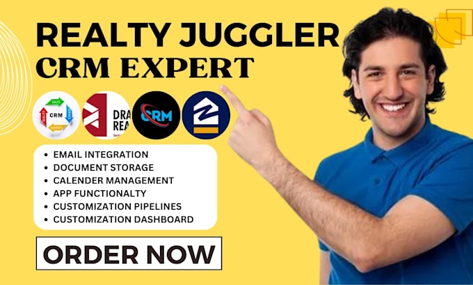 Gig Preview - Setup salesforce zoho realty juggler buildout zillow clientlook contactually crm