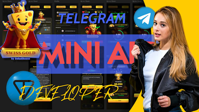 Gig Preview - Do mini app mini game notcoin hamster combat smart contract telegram bot on ton