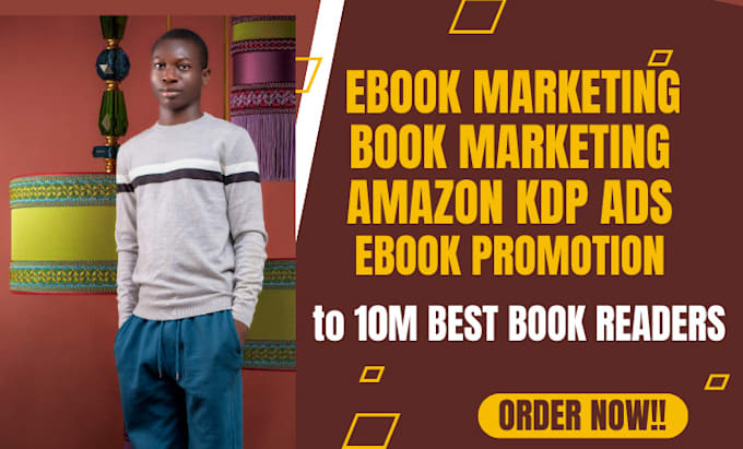 Gig Preview - Reach 10m best book reader on book marketing ebook pr0motion amazon kindle book