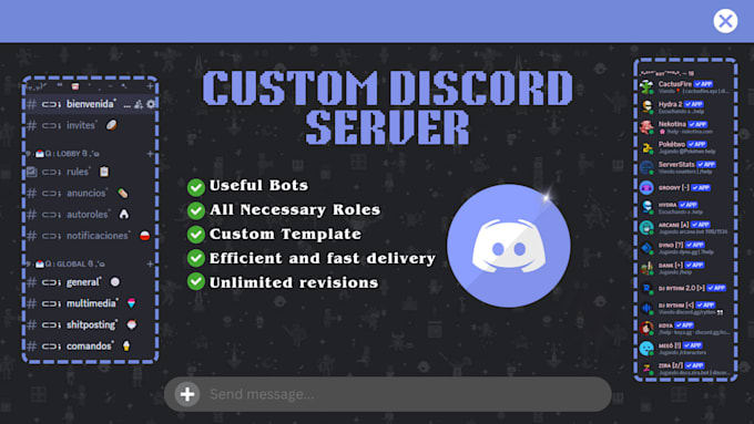 Bestseller - do discord server setup in 10 hours