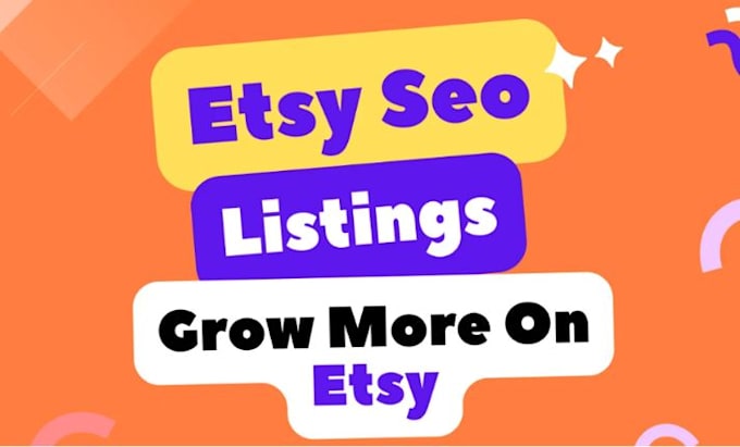 Gig Preview - Optimise your etsy seo listing to top rank and shop setup