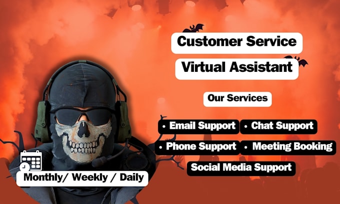 Gig Preview - Be your customer support agent and monthly VA