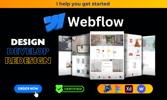 Gig Preview - Create webflow website convert figma to webflow design webflow expert developer