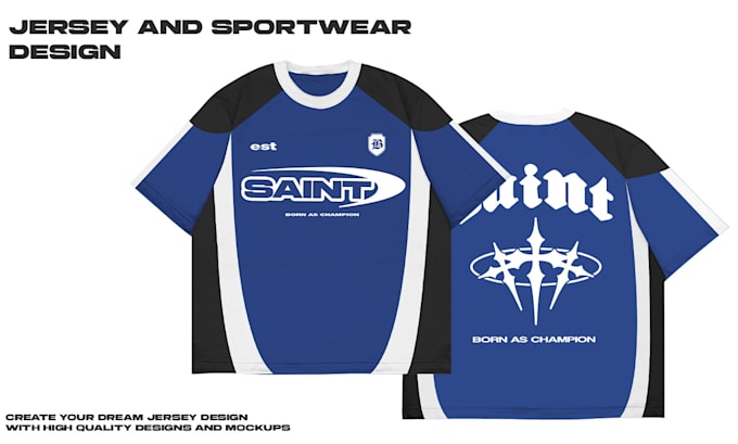 Gig Preview - Create high quality sportwear jersey design for you