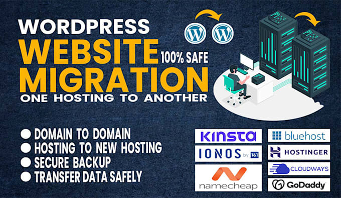 Bestseller - migrate ,backup or transfer your wordpress website within 5h