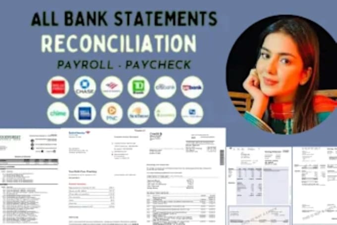 Gig Preview - Reconcile bank statement PDF to editable format, CSV, google sheets