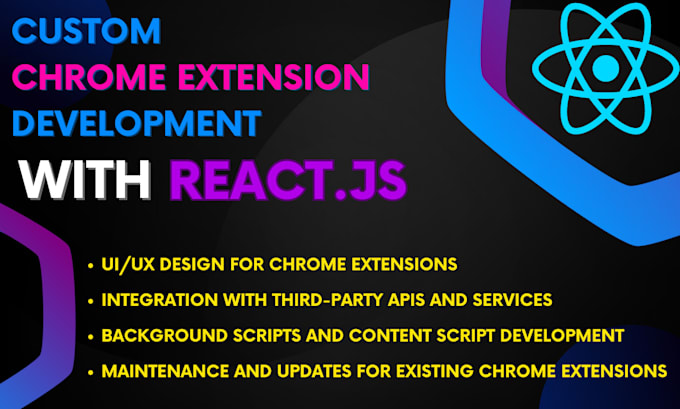 Bestseller - custom chrome extension development with react js