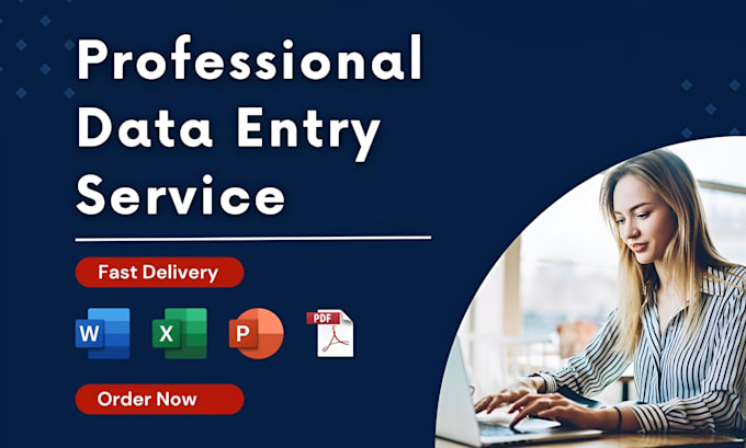 Bestseller - do data entry typing work in excel