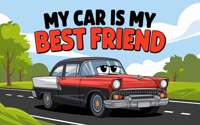 Bestseller - draw vector art cartoon from your car or any vehicle