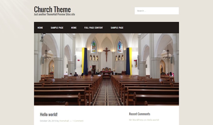 Gig Preview - Design church website with livestream and donation features