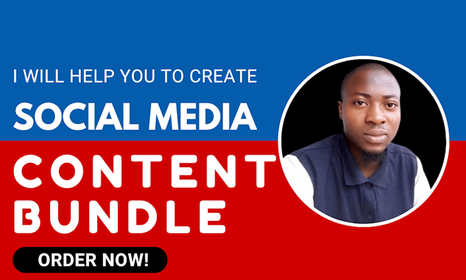 Gig Preview - Create social media content bundle for your brand