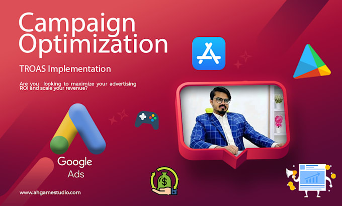 Gig Preview - Implement troas on your google ads campaign and optimize your campaign