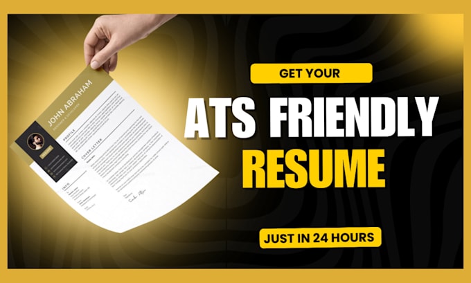 Gig Preview - Make, revamp, rewrite professional ats cv resume, cover letter, linkedin design