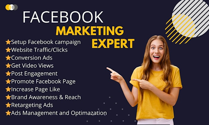 Gig Preview - Do facebook ads specialist and social media marketing