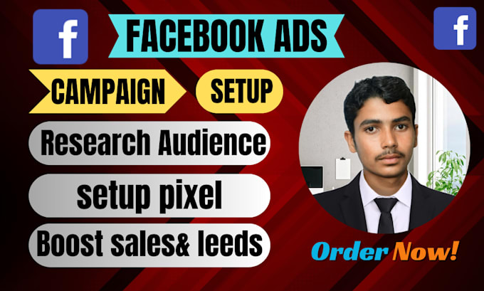 Gig Preview - Setup and launch profitable facebook ads campaign for sales and leeds