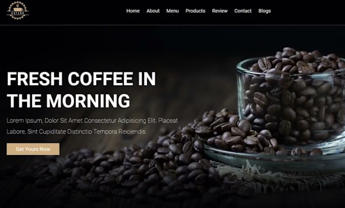 Gig Preview - Coffee shopify store expert beverages subscription box restaurant website