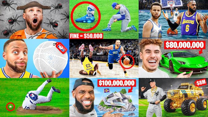 Gig Preview - Design an extremely high CTR sports thumbnails