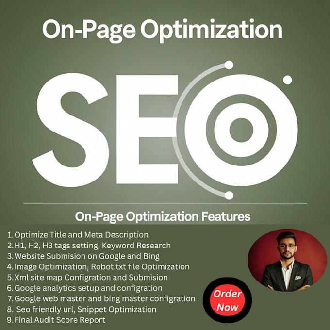 Gig Preview - Do on page SEO optimization for google ranking